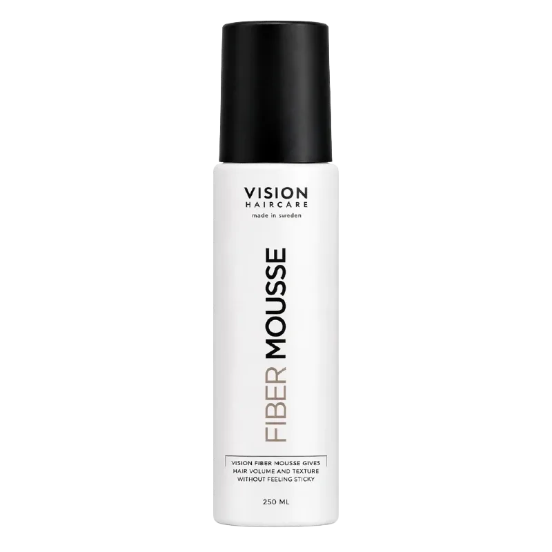 Vision Haircare Fiber Mousse 250 ml – volymgivande mousse för styling, köp hos frisör Studio61 i Hägersten